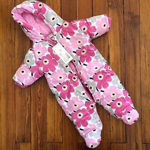 NWT marimekko baby girl snow suit